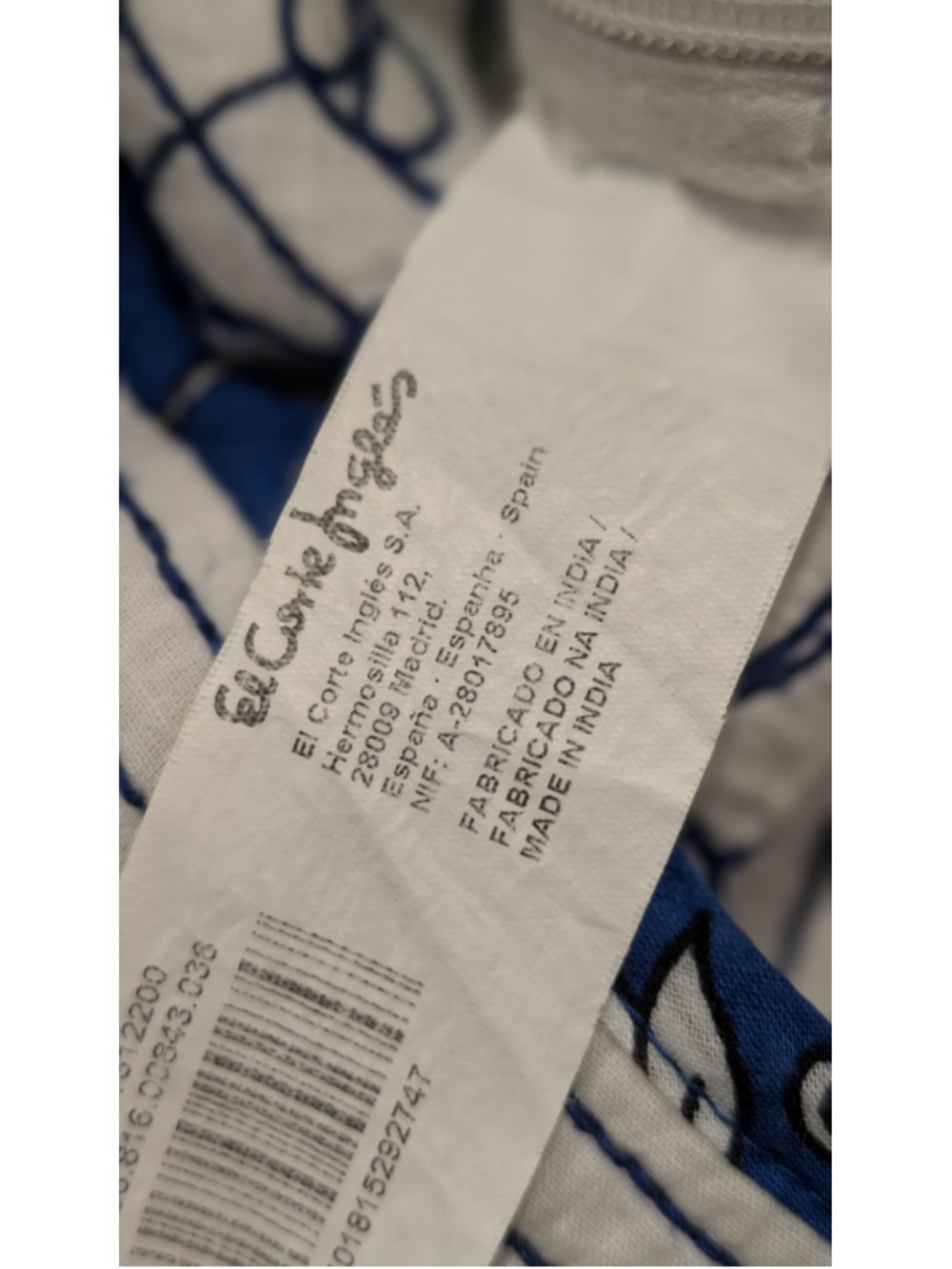 Women's Formula Joven Quilted Shorts Size 4 White Blue Floral - Picture 7 of 7